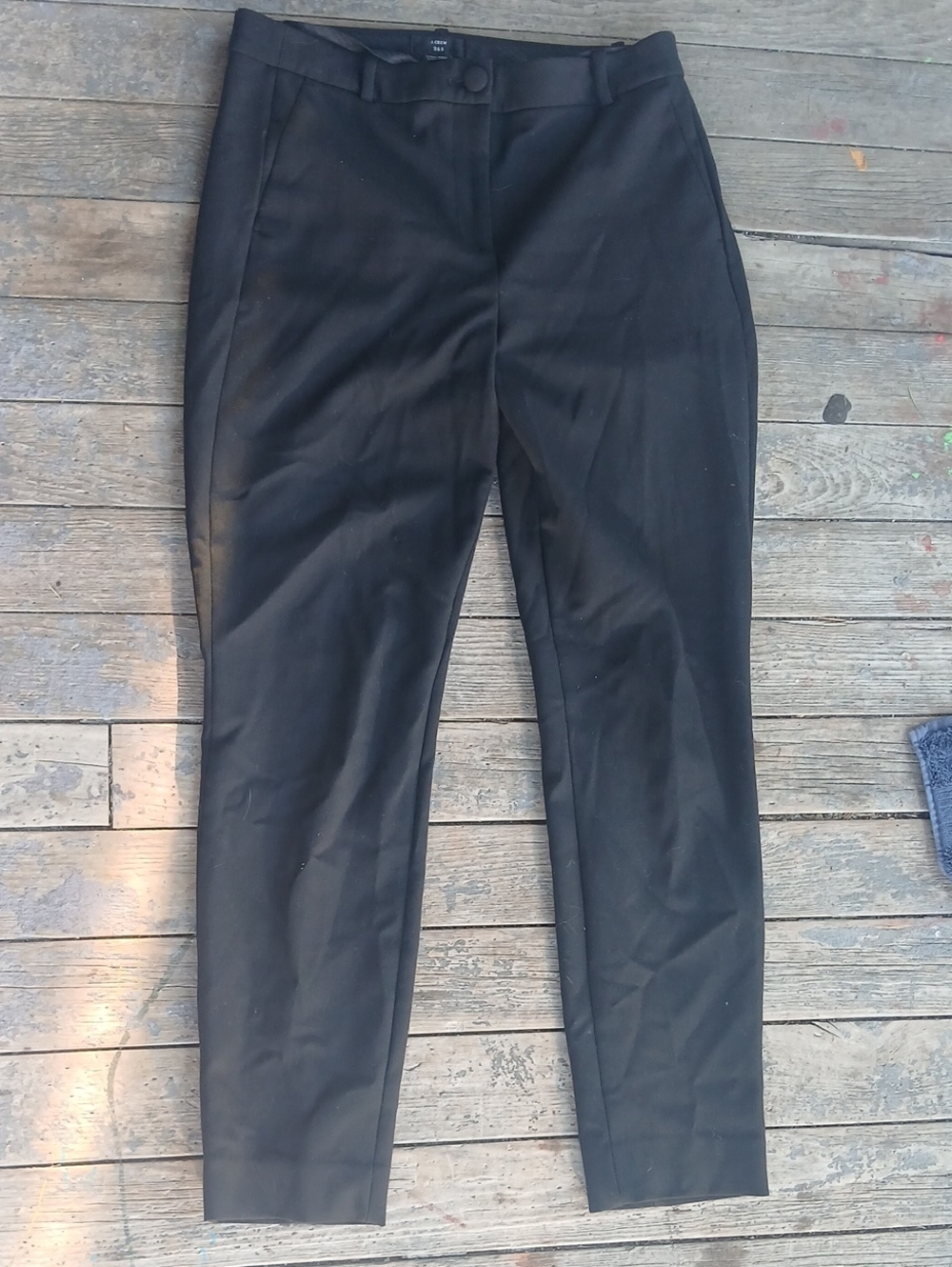 J. Crew 365 High Rise Cameron Black Dress Pants Size 10T